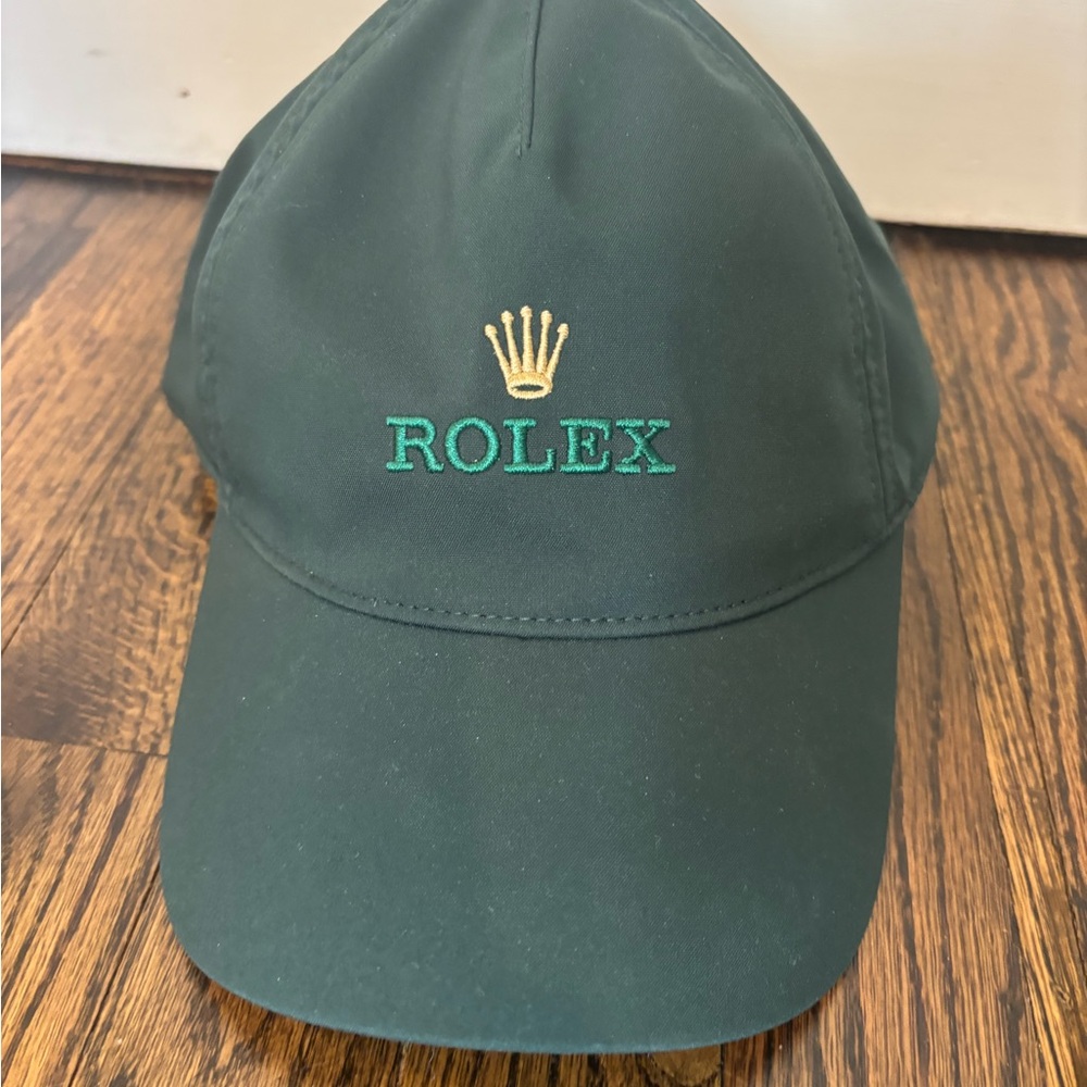 Rolex Dark Green Cap with Gold Logo